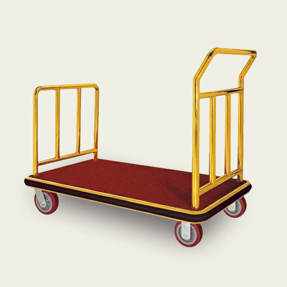 D14 - Luggage Trolley Flat (Gold)