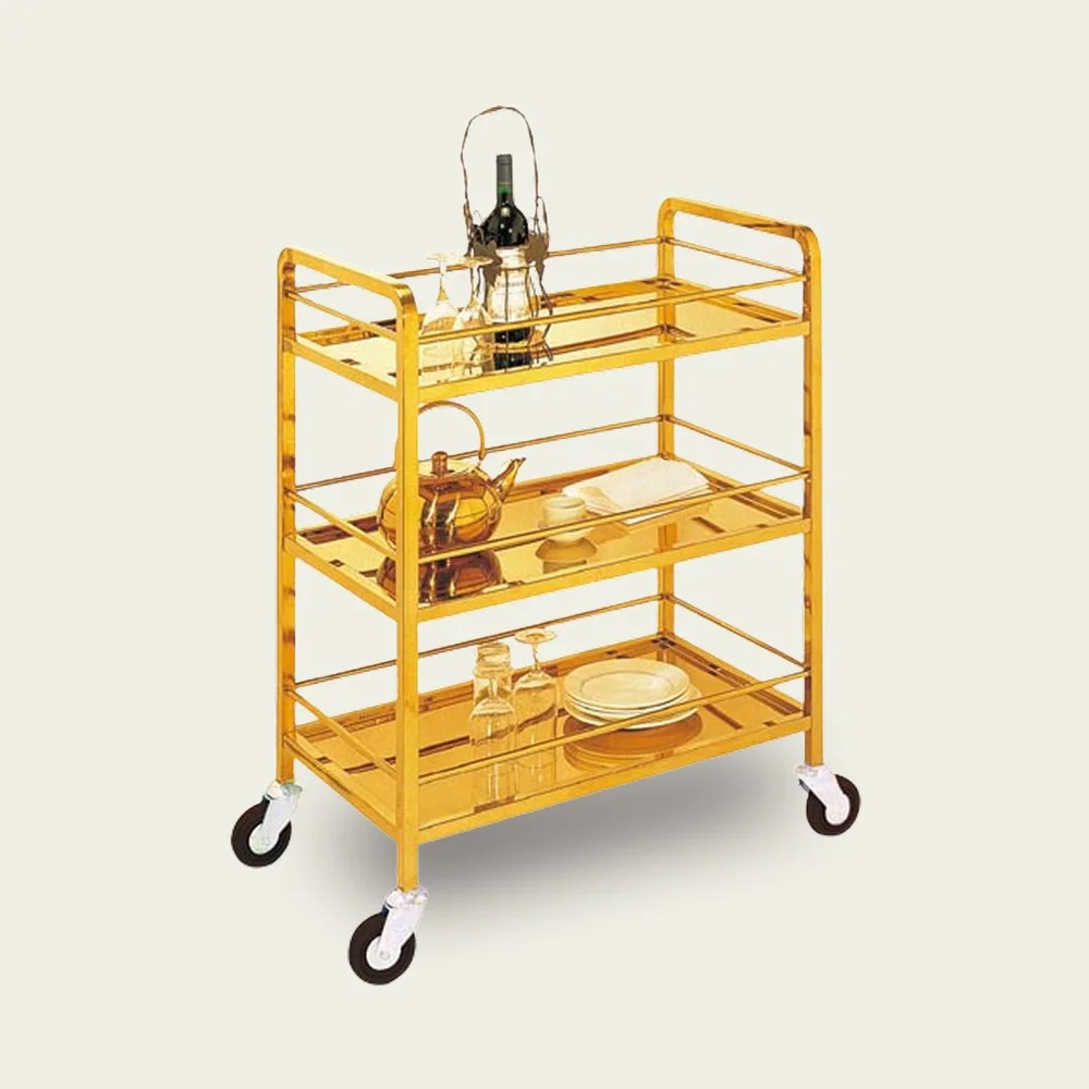 LO7 - Rectangular Liquor Trolley